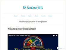 Tablet Screenshot of parainbowgirls.org